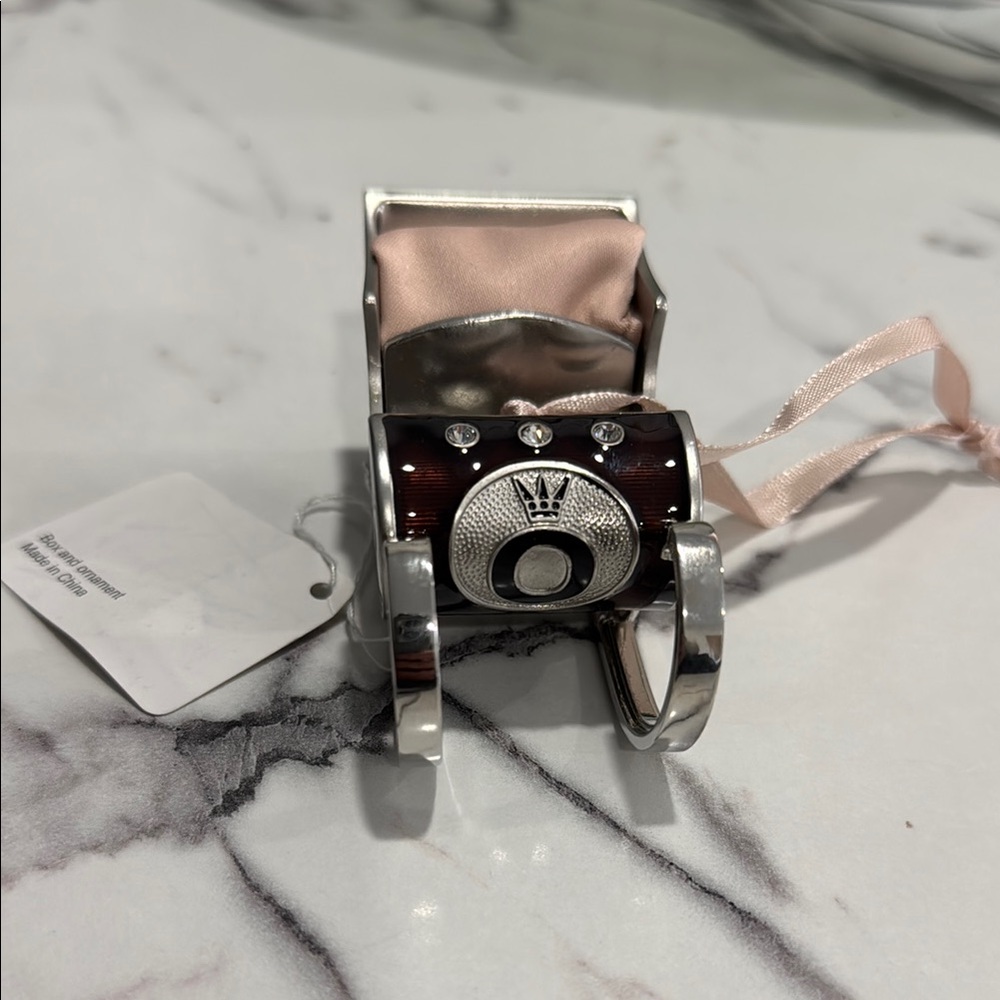 Pandora Silver Holiday Ornament